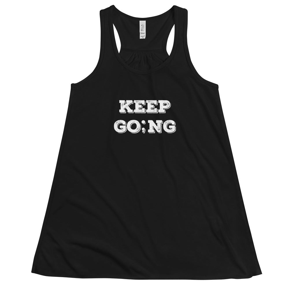 Women's Keep Go;ng Racerback Tank